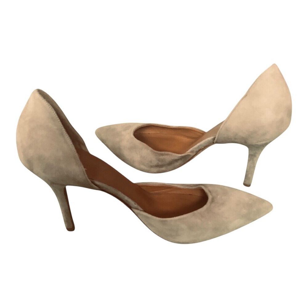 Vince Vero Cuoio Taupe Tan Pointed-Toe Heels Size 9.5 Made in Italy